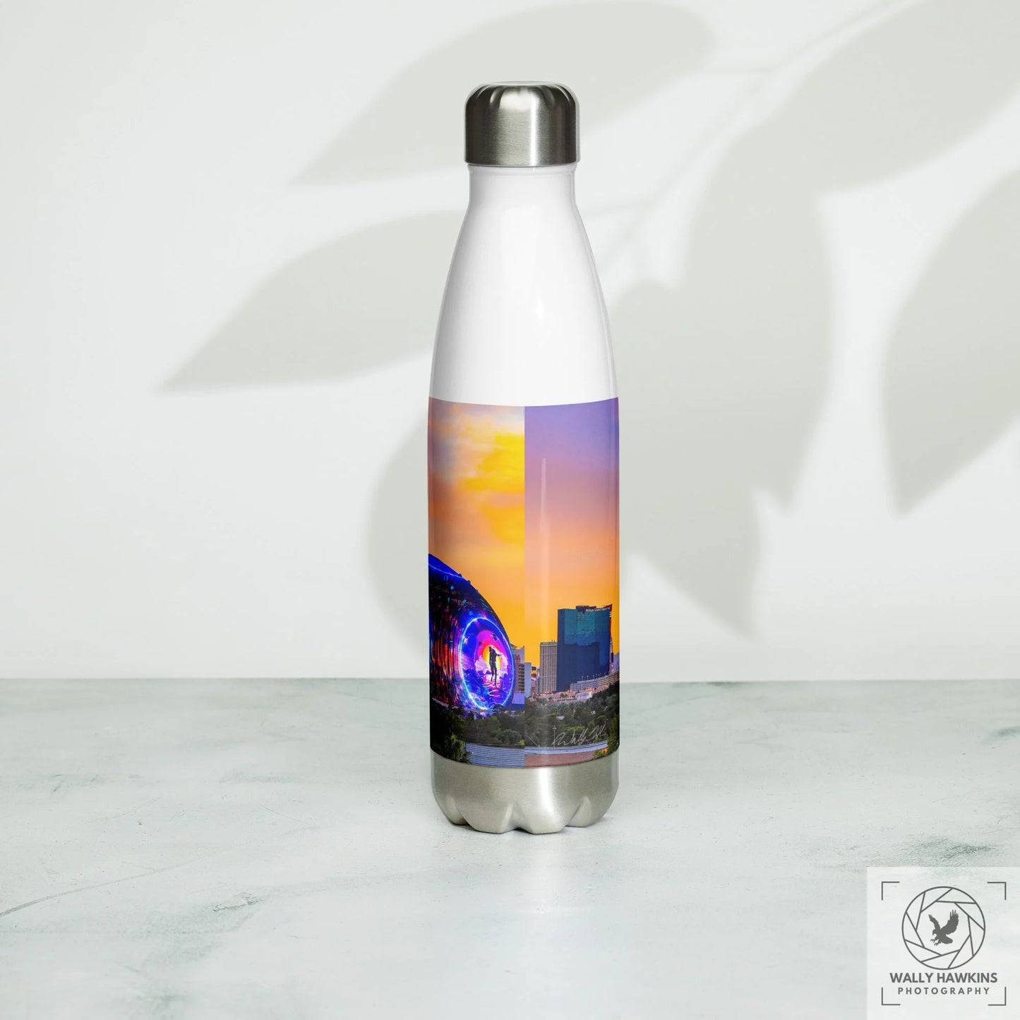 Uncaged - Stainless steel water bottle Wally Hawkins Photography