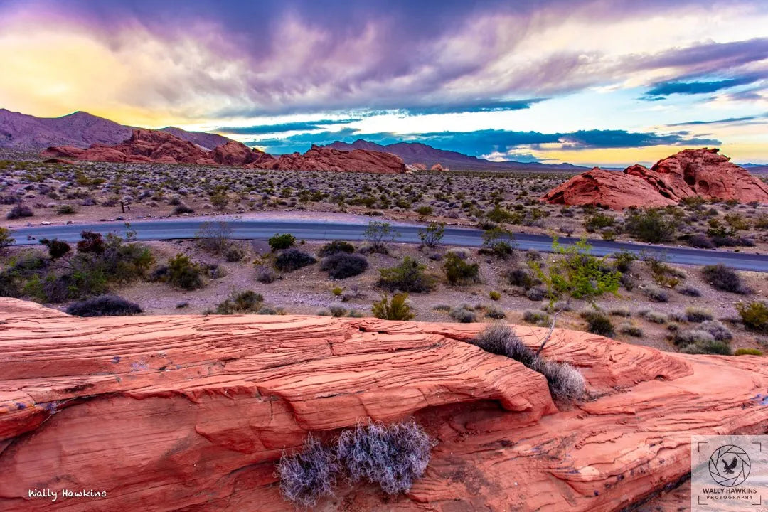 Valley of Fire Sunset Wally Hawkins Photography