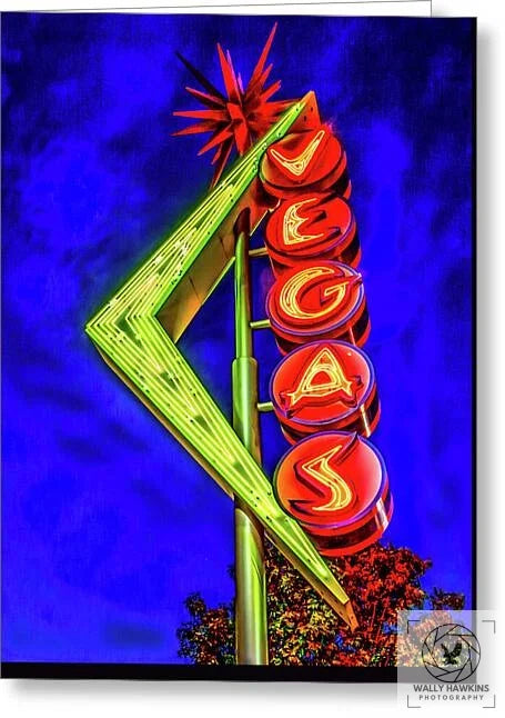 Vegas Motel - Greeting Card Pixels